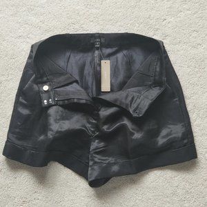 J. Crew Drapey Short in Satin-Faced Linen